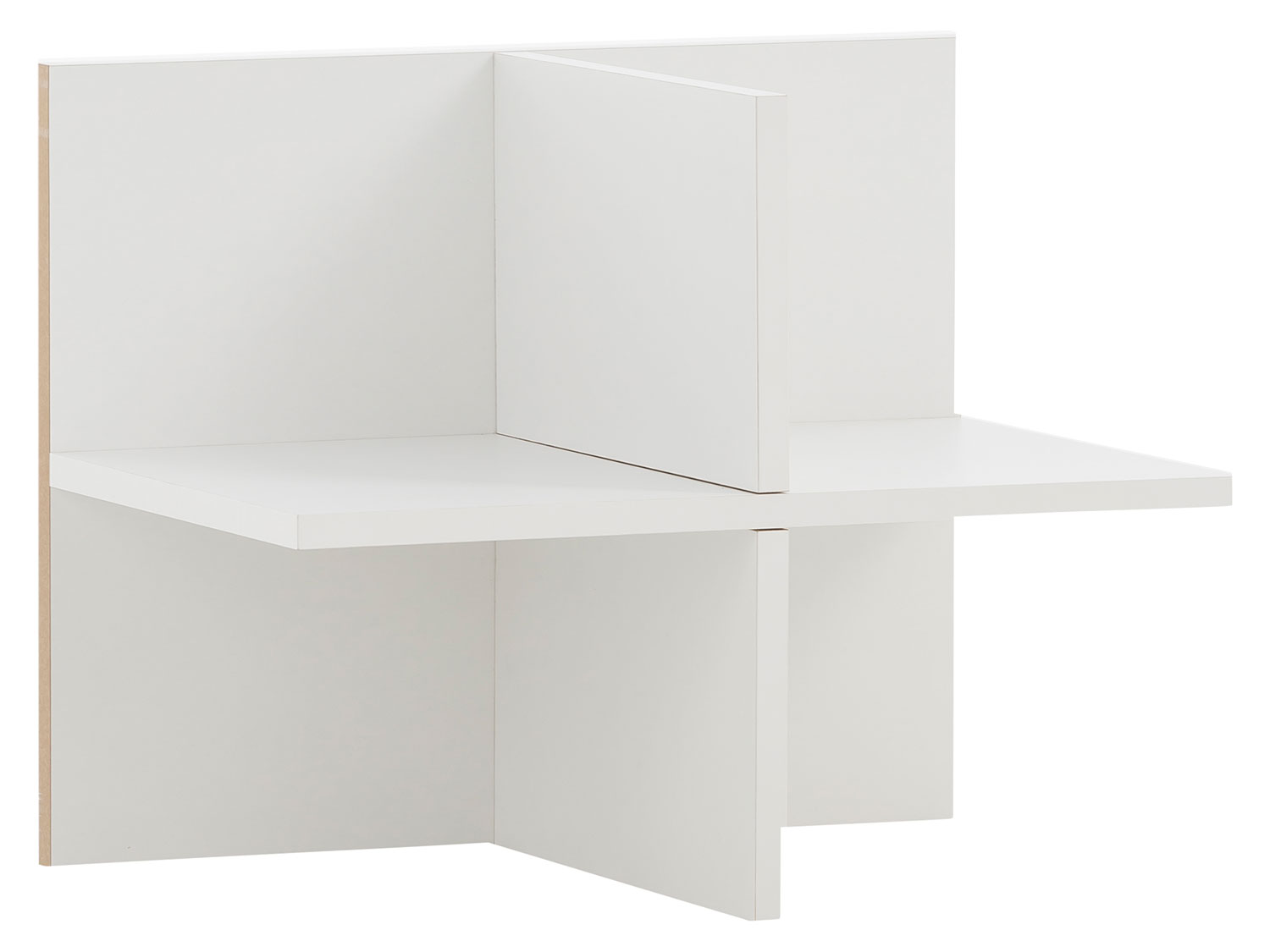 Schildmeyer Kancelářská série 400 – Křížový regál, moderní, bílý