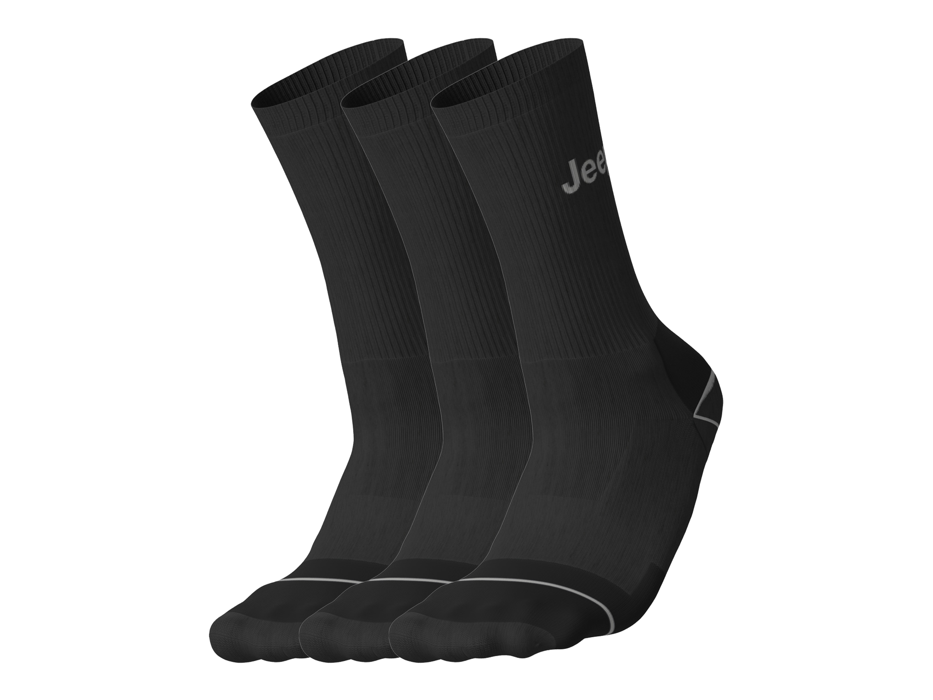 Pánské pracovní ponožky, 3 páry (šedá, 43-46)