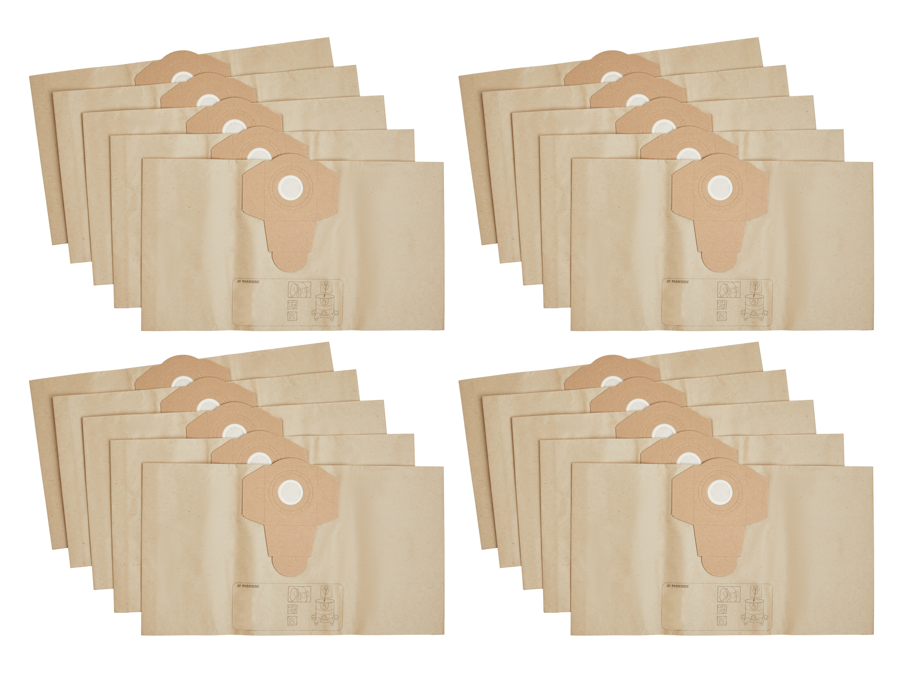 Parkside® Filtrační sáčky PFT 20 A1 Xxl, 20 kusů