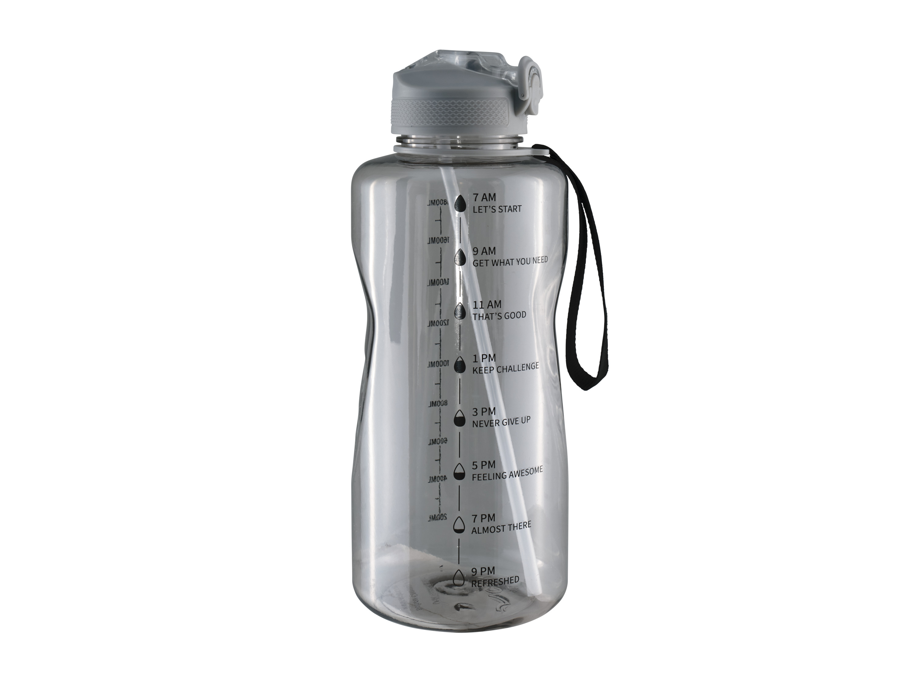 Crivit Láhev na pití, 2 l (šedá)