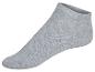 Krátké šedé bavlněné ponožky.