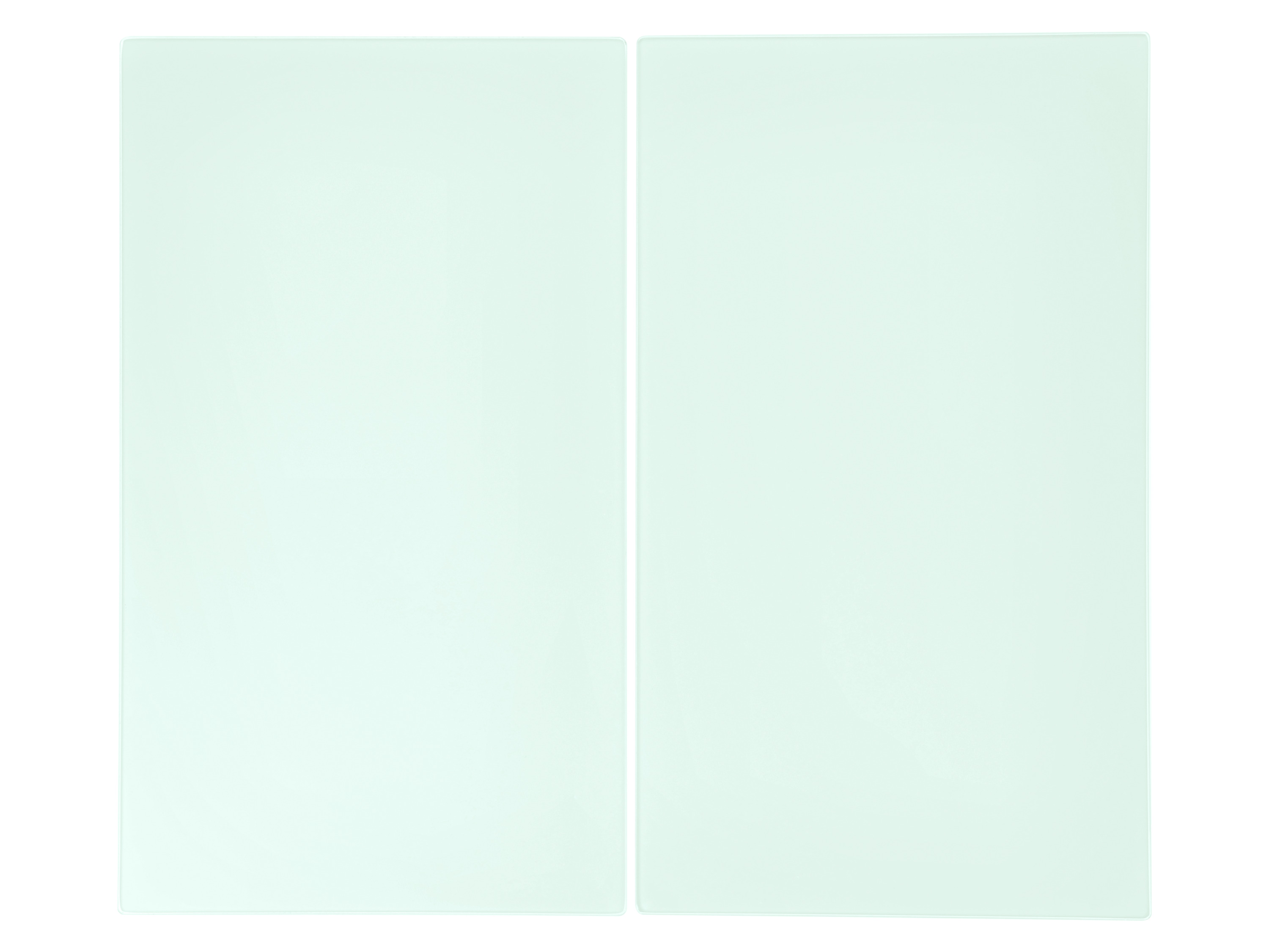 Silvercrest® Skleněná krycí deska na varnou desku, 2 kusy (mléčné sklo)