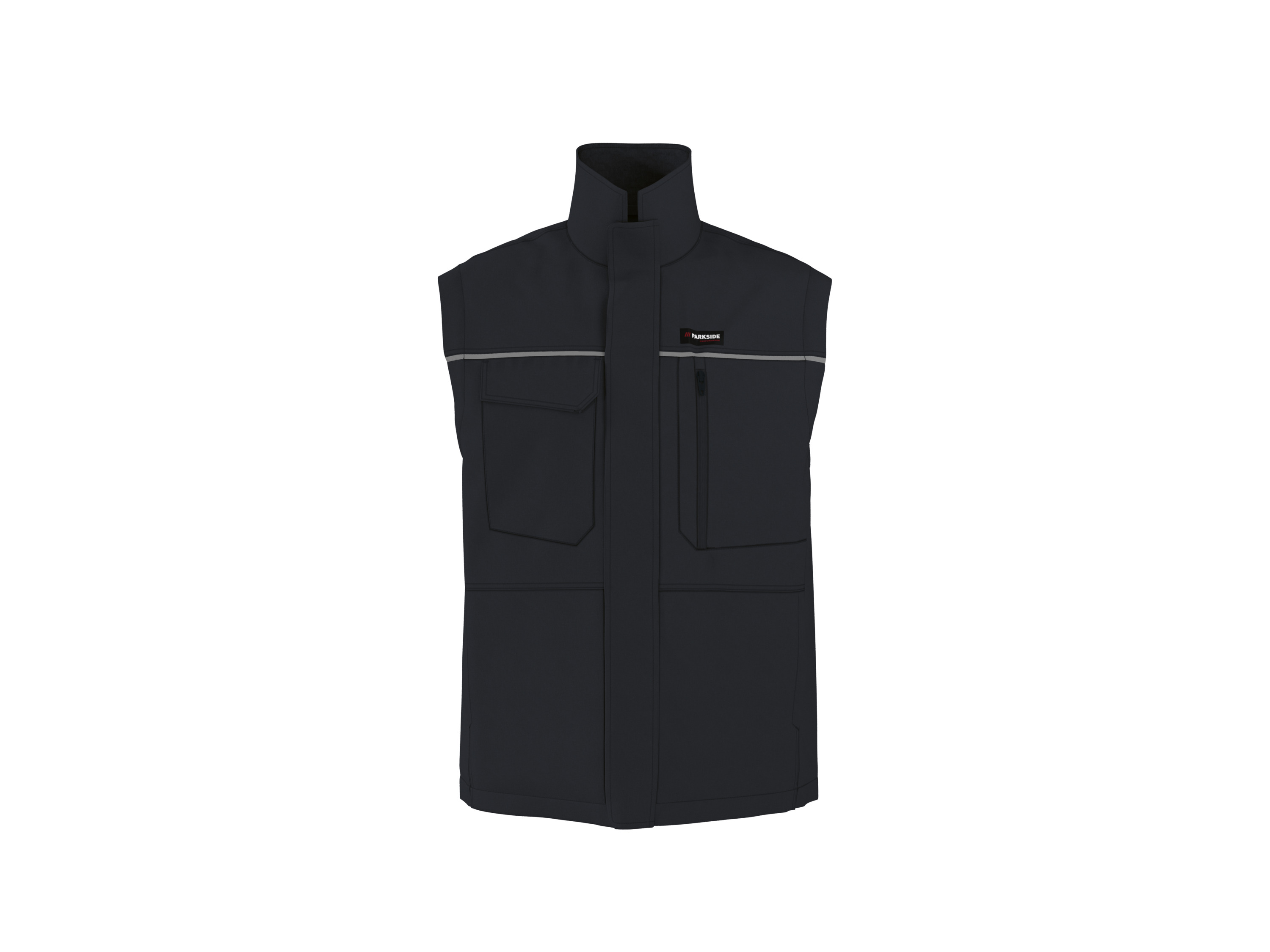 Parkside Performance® Pánská pracovní vesta (černá, M (48/50))