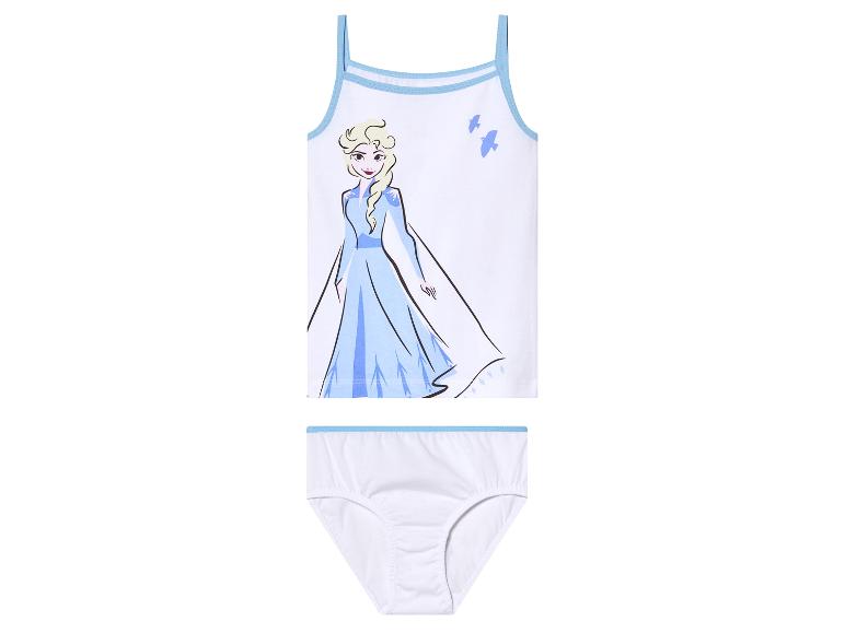 Sada spodního prádla pro dívky: tílko a kalhotky s motivem Frozen.
