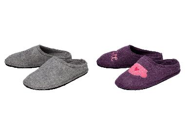 esmara® Dámská domácí obuv, s vysokým podílem vlny