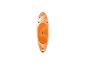 Oranžovo-bílý nafukovací paddleboard s bungee šňůrami