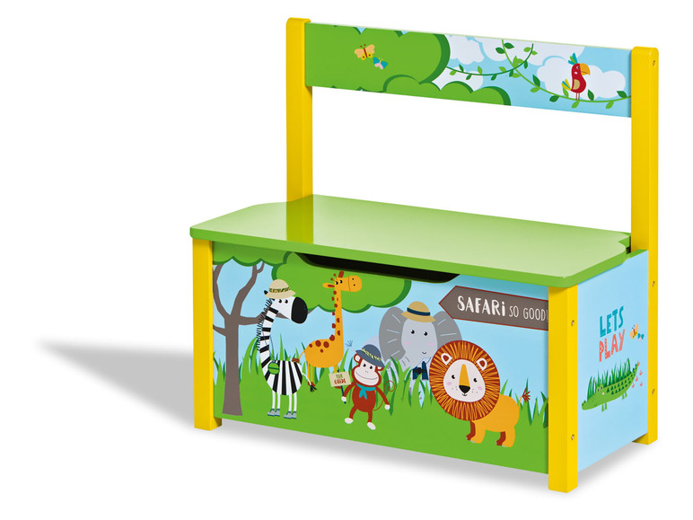  Zobrazit na celou obrazovku LIVARNO home Dětský stůl s lavicí a 2 židličkami Safari - Obrázek 3