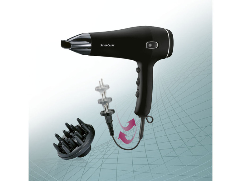  Zobrazit na celou obrazovku SILVERCREST® PERSONAL CARE Vysoušeč vlasů s iontovou technologií SHTK 2000 A1 - Obrázek 11