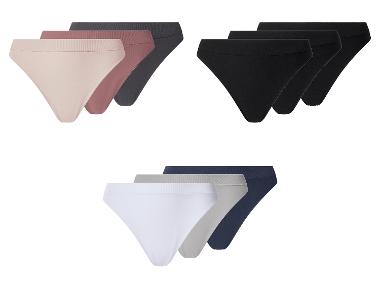 esmara® Dámské bezešvé kalhotky, 3 kusy