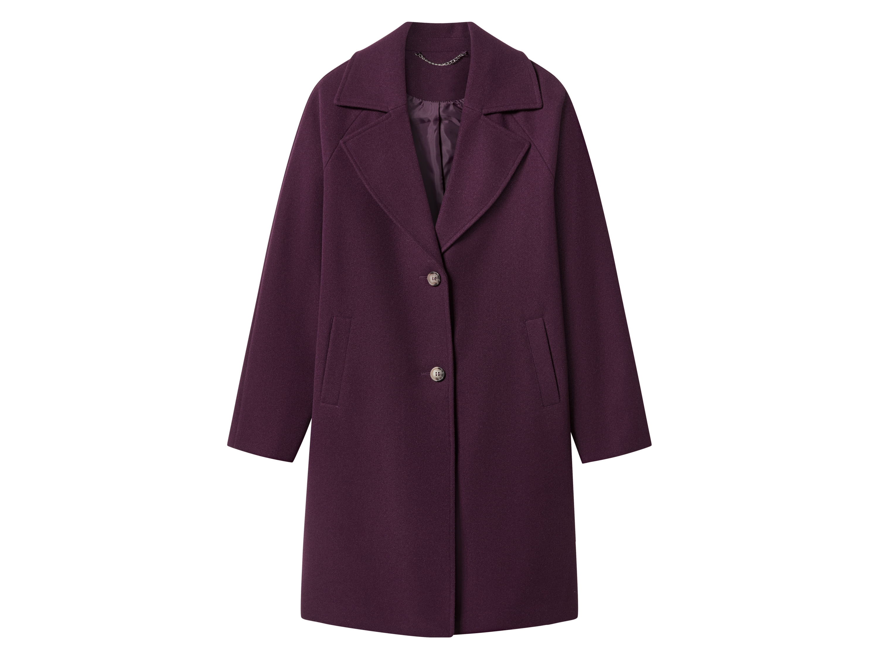 esmara® Dámský kabát (burgundská, 44)