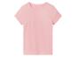 Světle růžové krátké tričko s krátkým rukávem.