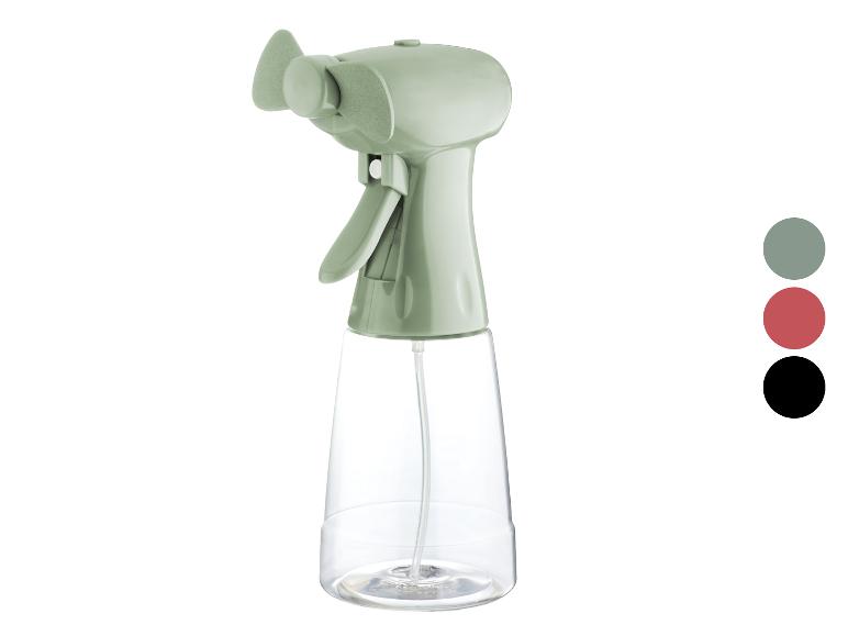 Sprej s integrovaným ventilátorem: moderní design, různé barvy.