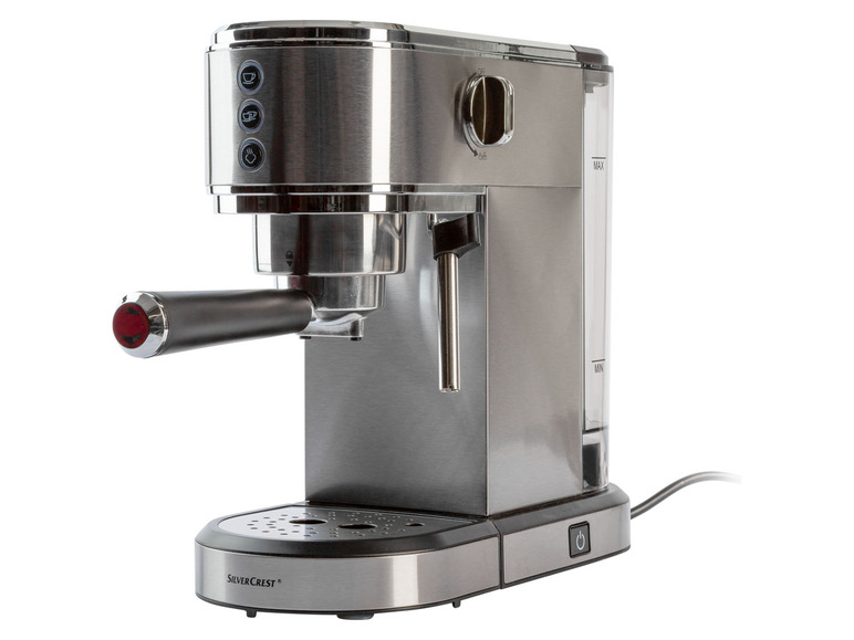  Zobrazit na celou obrazovku SILVERCREST® KITCHEN TOOLS Espresso pákový kávovar Slim SSMS 1350 B2 - Obrázek 1