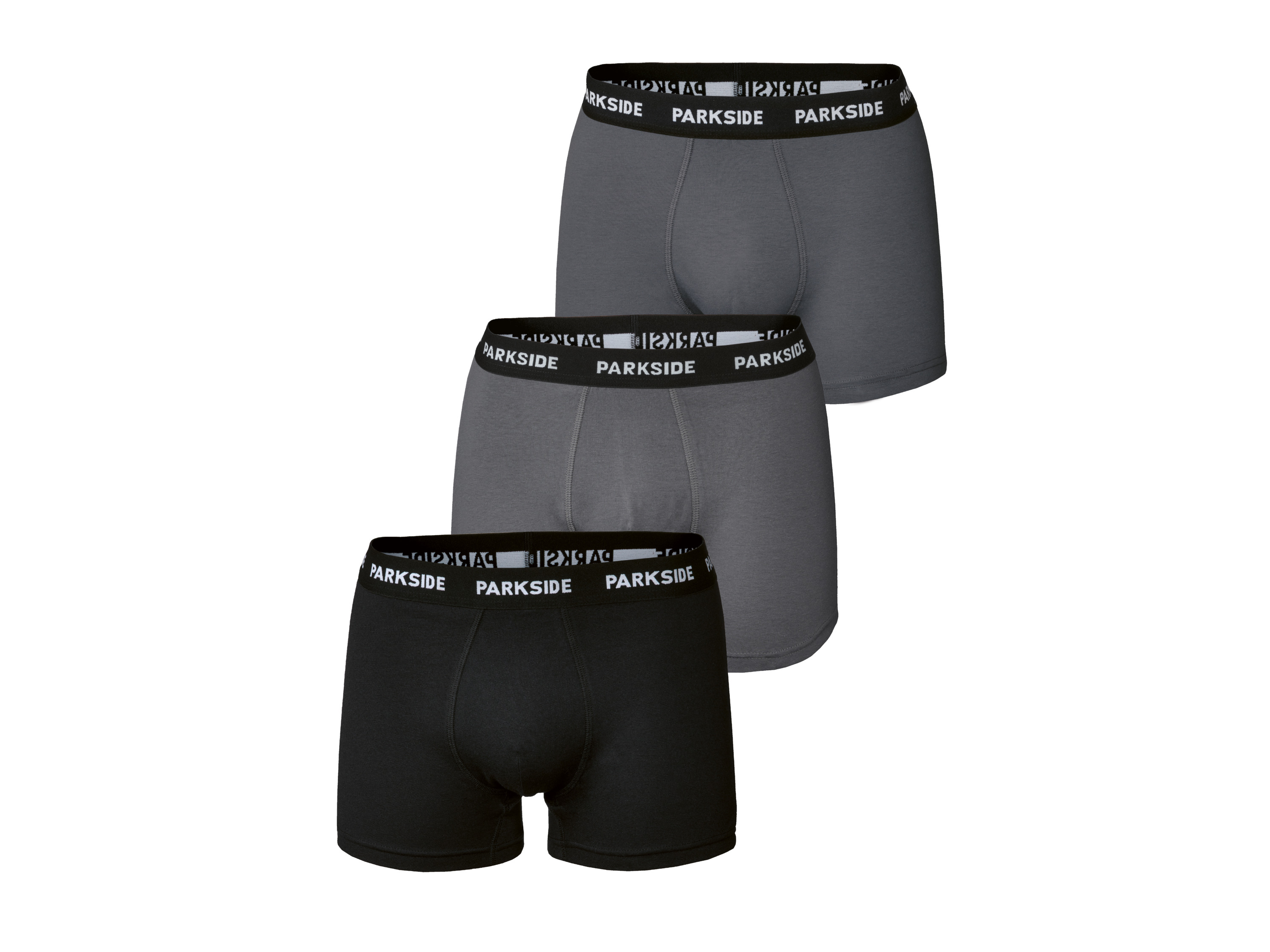 Parkside® Pánské boxerky, 3 kusy (černá/šedá, 7/Xl)