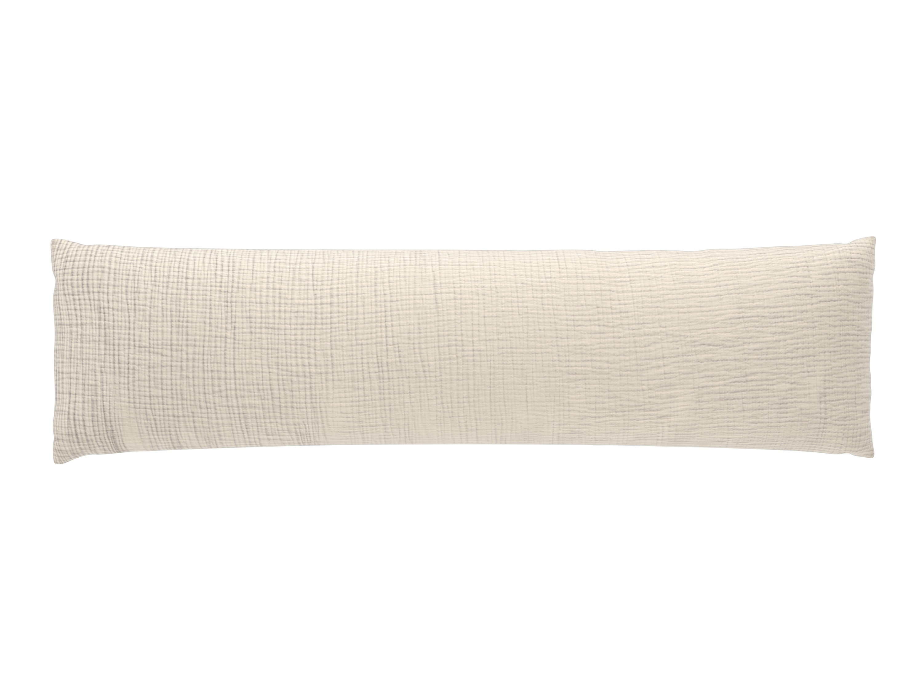 Livarno® Mušelínový potah na polštář pro spánek na boku, 40 x 145 cm (béžová)