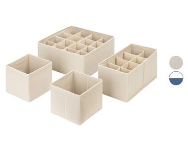 LIVARNO home Organizér do zásuvky, 4 kusy