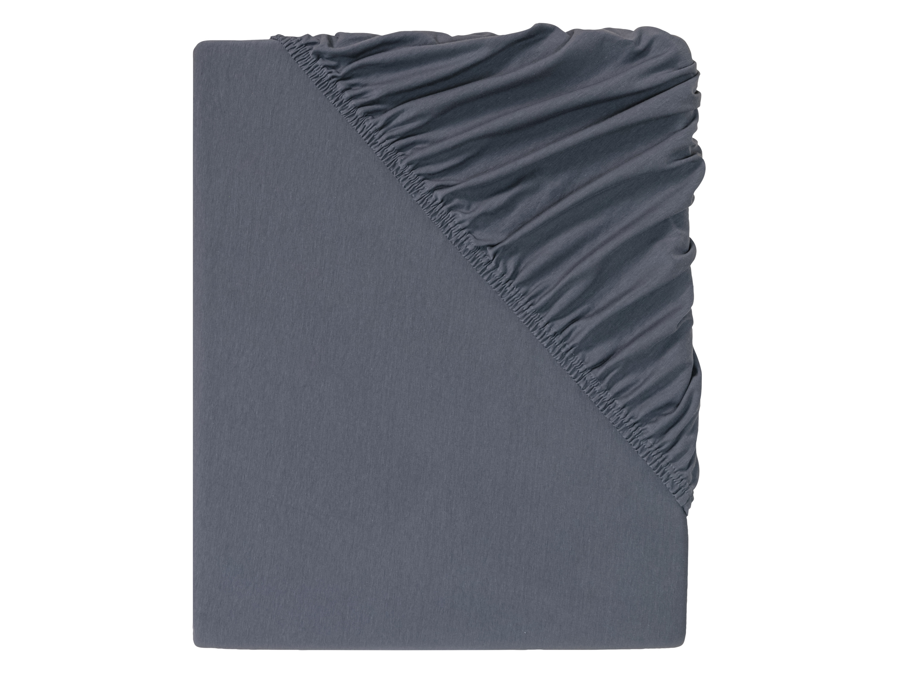 Livarno home Žerzejové napínací prostěradlo, 90–100 x 200 cm (modrá)