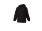Lehká černá dětská bunda s kapucí.