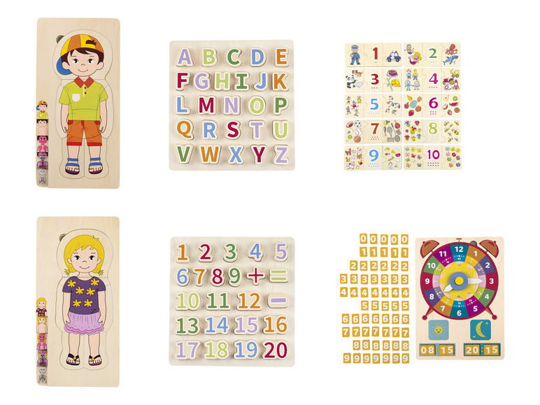  Zobrazit na celou obrazovku Playtive Dřevěné puzzle - Obrázek 1