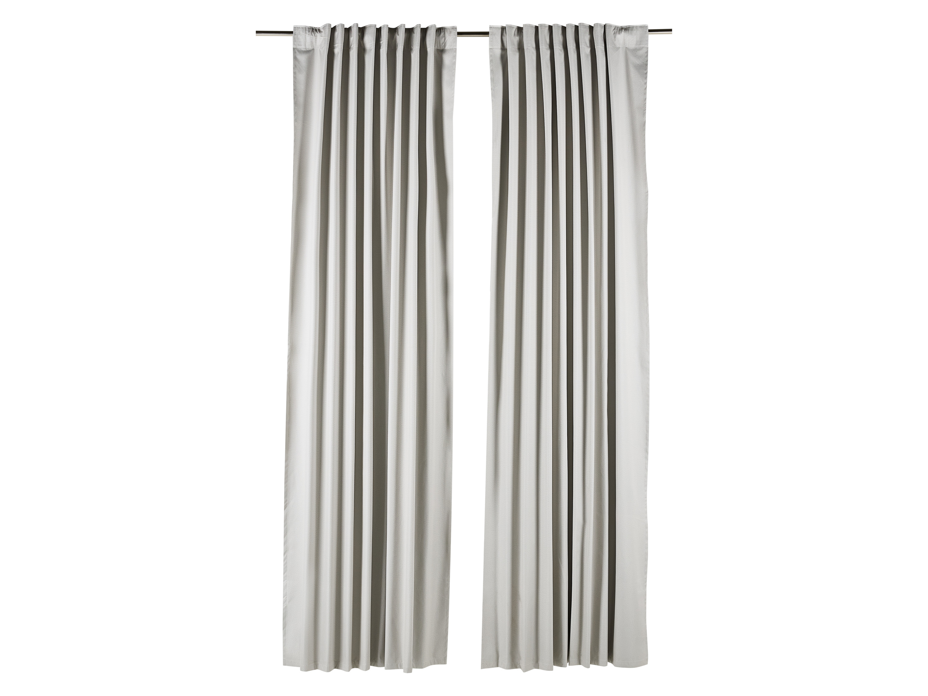 Livarno® Sada závěsů, 2dílná, 135 x 254 cm (béžová)