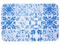 Koberec nebo podtácek, modrobílé vzory azulejos.