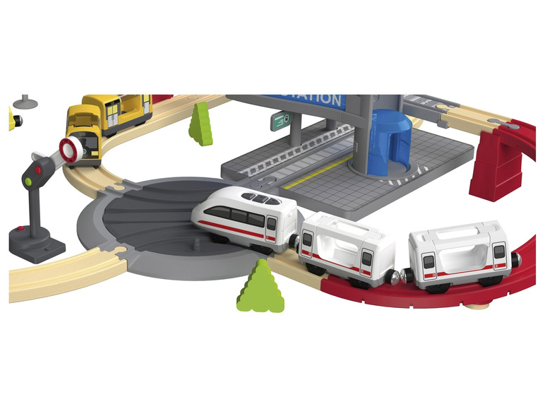  Zobrazit na celou obrazovku Playtive Dřevěná železnice City Express / Dinoland - Obrázek 5