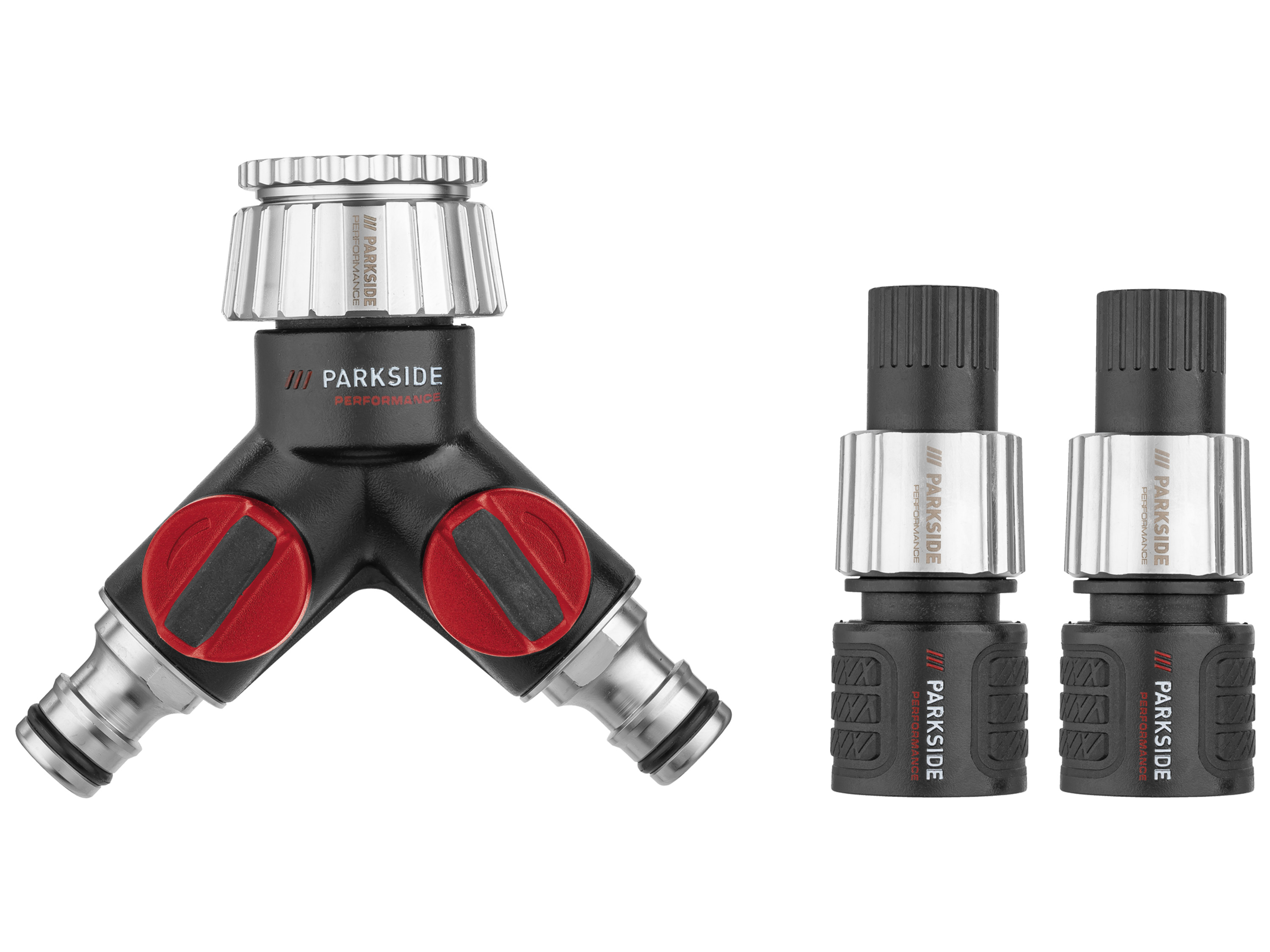 Parkside Performance® Zahradní postřikovač s připojovací sadou (2cestný ventil se 2 hadicovými přípojkami)