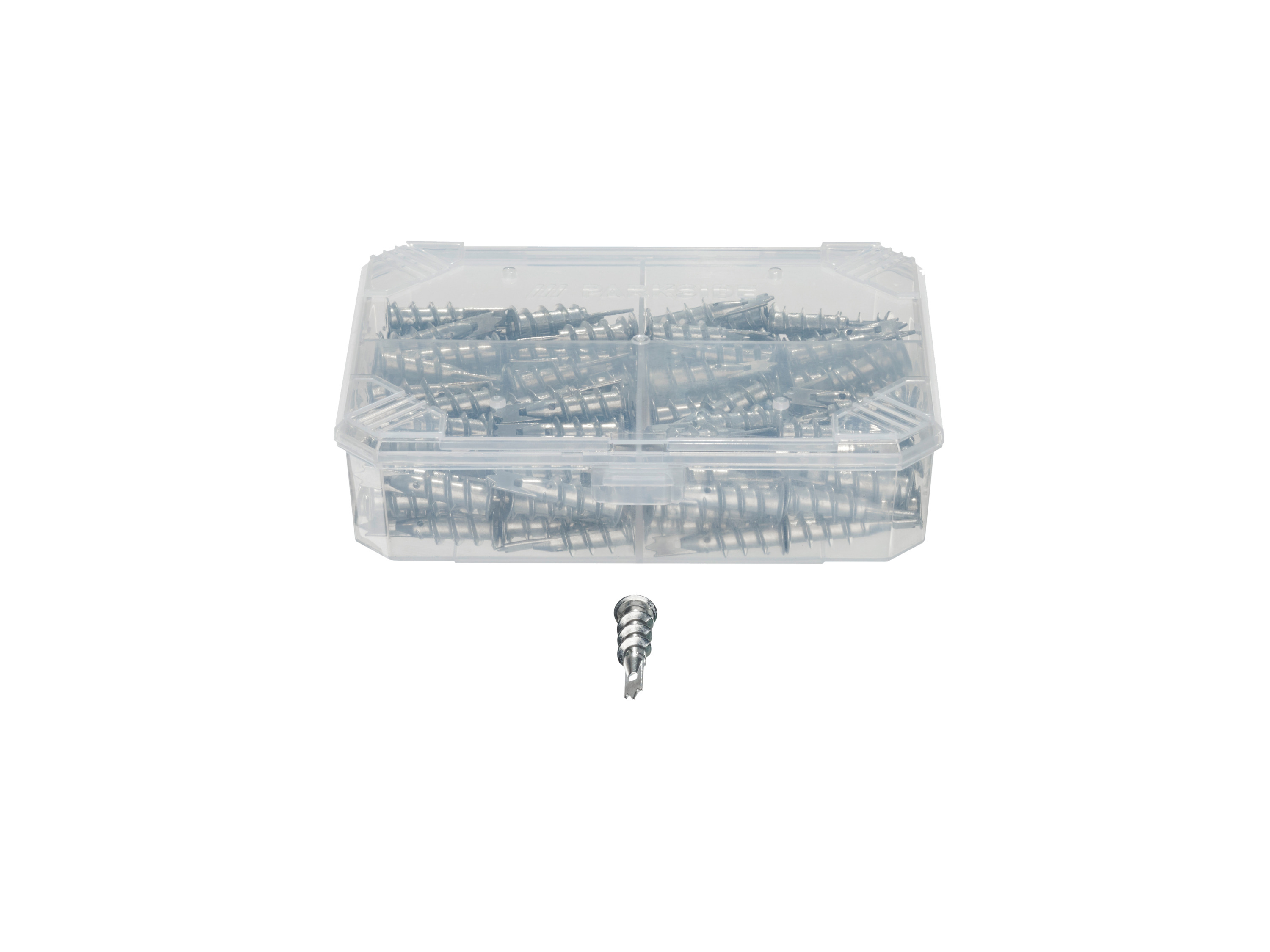 Parkside® Sada dutinových kovových hmoždinek (sada hmoždinek do sádrokartonu, 150dílná)