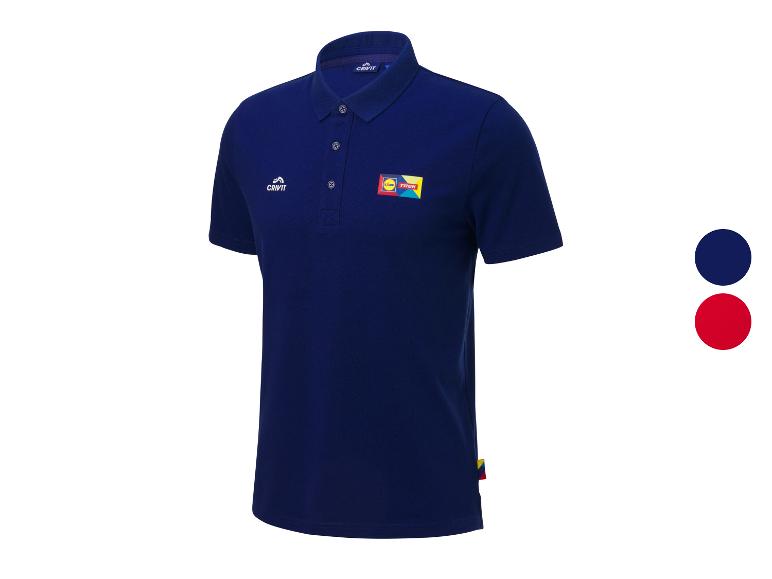 Tmavě modré polokošile Crivit s logem Lidl Trek.
