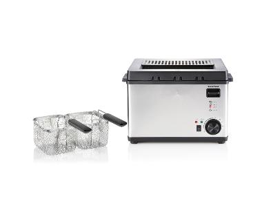 SILVERCREST® KITCHEN TOOLS Fritéza z nerezové oceli, 8,4L, 2 000 W