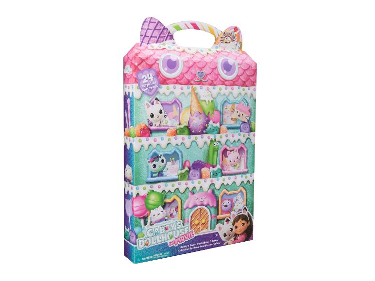 Adventní kalendář Gabby's Dollhouse s 24 překvapeními.