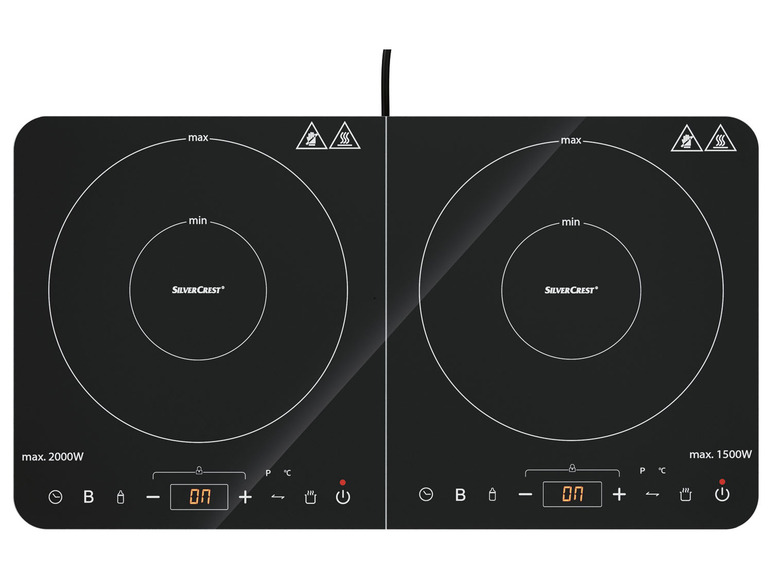  Zobrazit na celou obrazovku SILVERCREST® KITCHEN TOOLS Dvojitá indukční varná deska SDI 3500 D5 - Obrázek 1