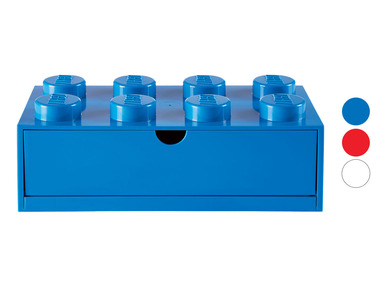LEGO Zásuvka na psací stůl stavební kostka, 8 knoflíků