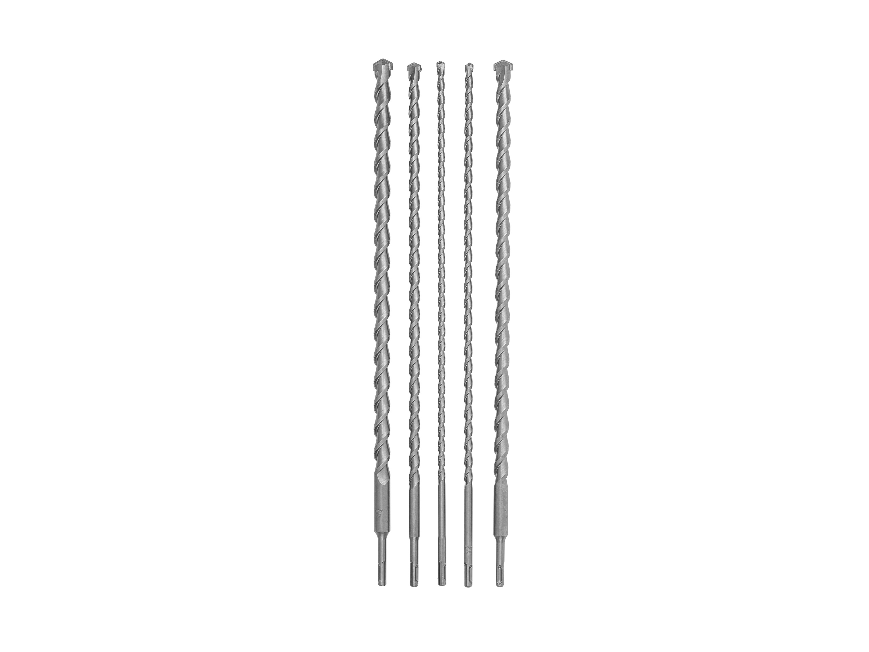 Parkside® Sada vrtáků pro vrtací kladiva Pbhz 2 A1 (vrtáky na beton, 5dílná sada)