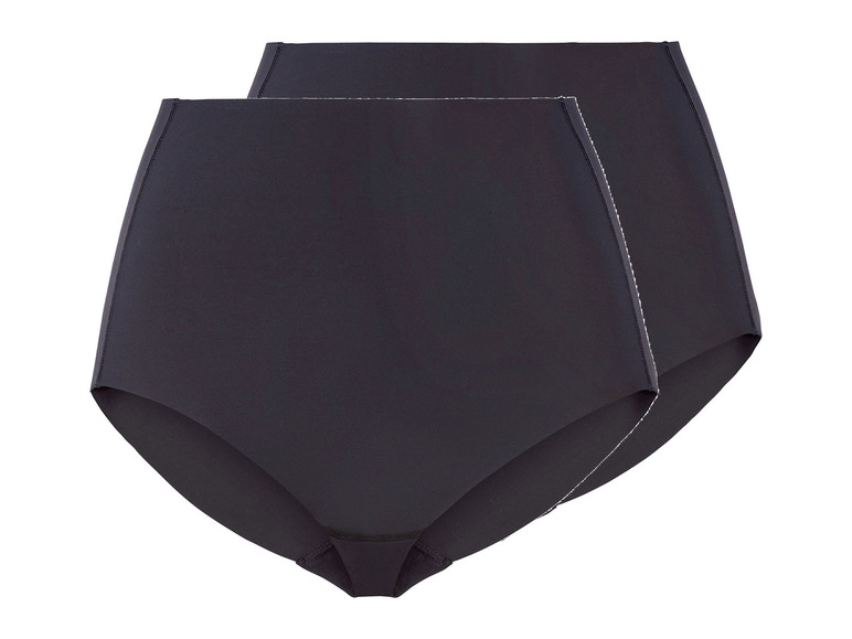 esmara Dámské tvarující kalhotky, 2 kusy (M (40/42), černá)
