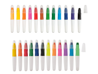 UNITED OFFICE® Gelové pastelky, 12 kusů