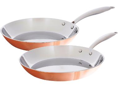 Sada pánví s měděnou povrchovou úpravou, Ø 24 cm, Ø 28 cm, 2dílná