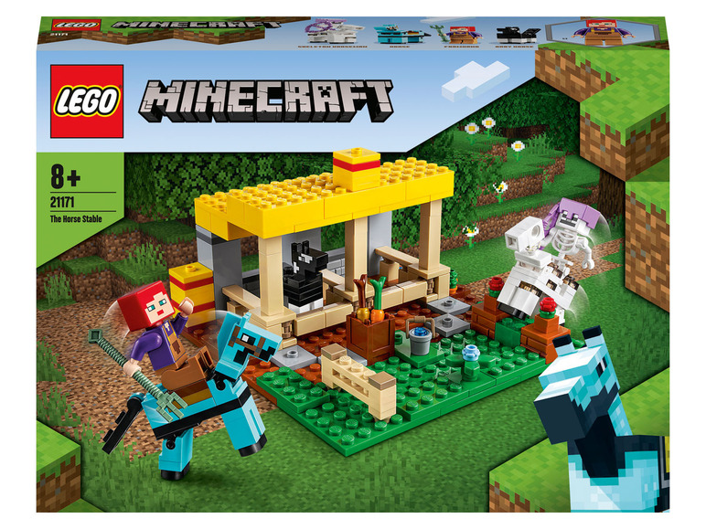  Zobrazit na celou obrazovku Lego Minecraft 21165 Včelí farma / 21171 Koňská stáj / 21178 Liščí chata / 21179 Houbový domek - Obrázek 6