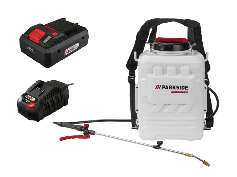  Zobrazit na celou obrazovku PARKSIDE PERFORMANCE® Aku tlakový postřikovač na záda PRDSP 20-Li B2, Smart 4 Ah - Obrázek 1
