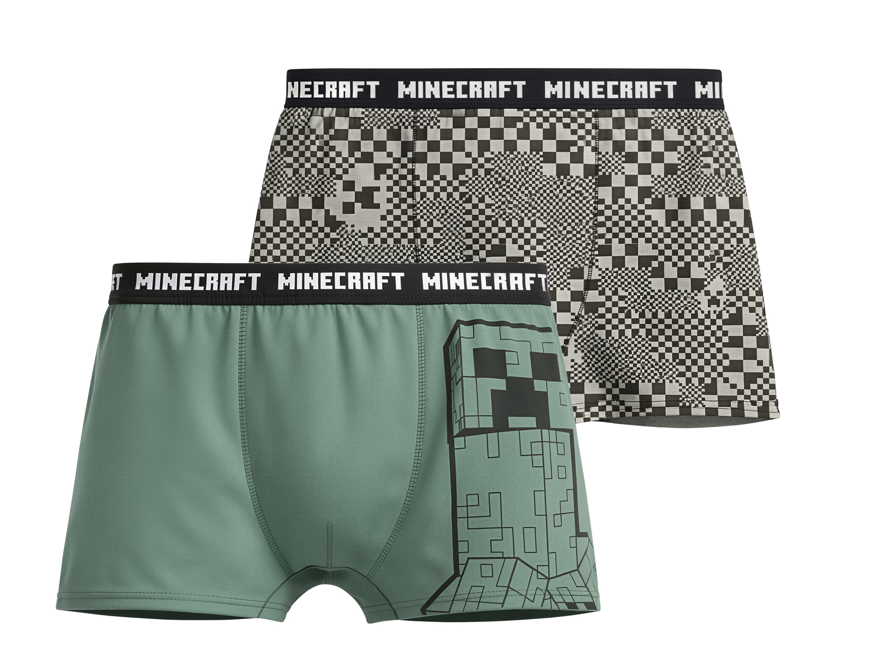 Chlapecké boxerky, 2 kusy (zelená/šedá, 158/164)
