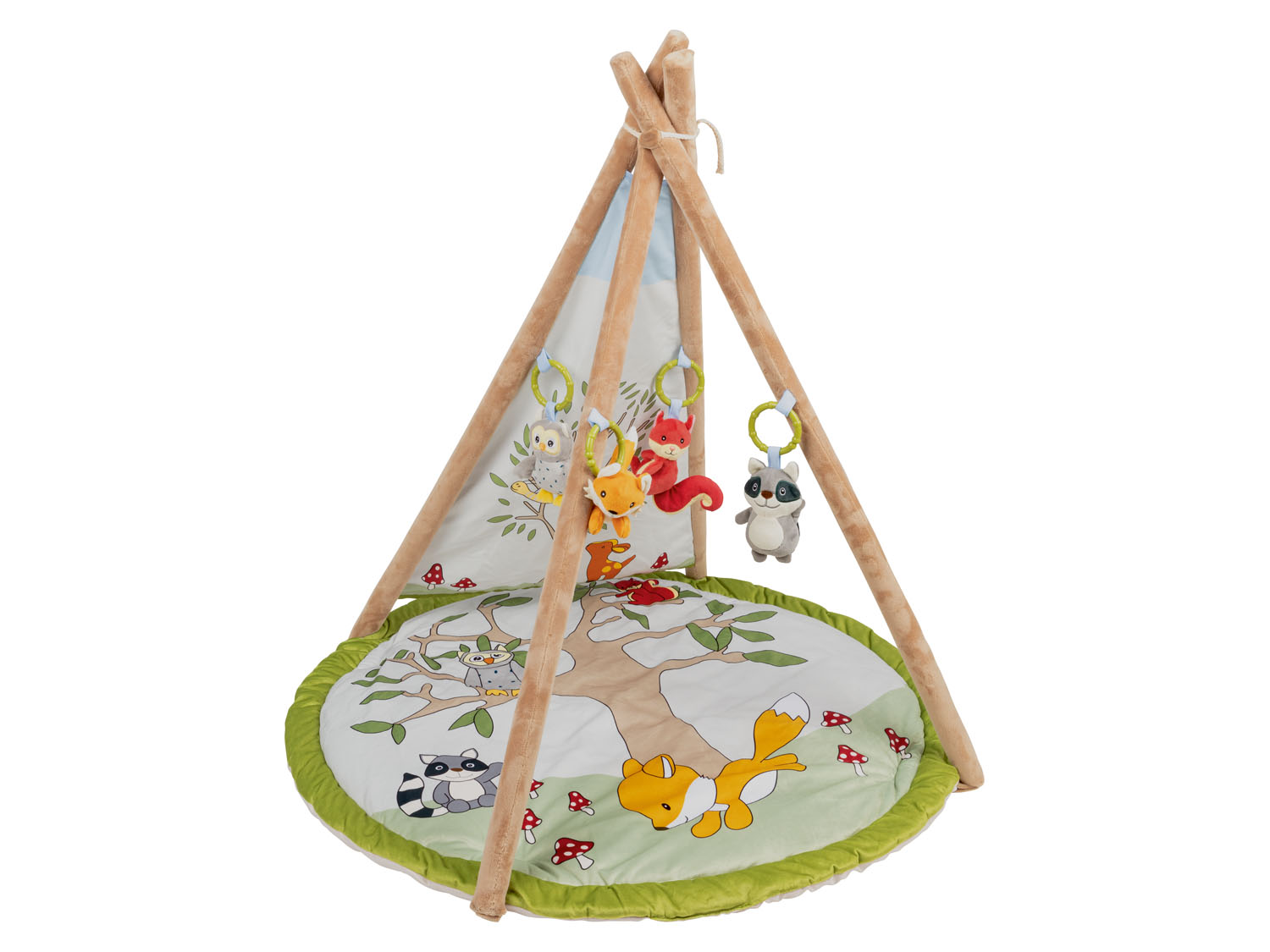 lupilu® Dětská hrací deka s hrazdičkou / teepee (hrací teepee)