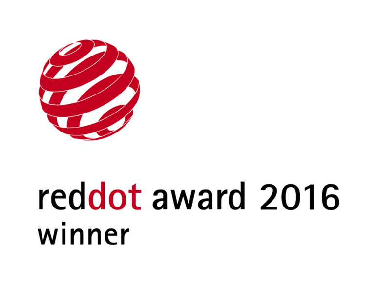 Vítěz ceny Red Dot Award 2016 s logem