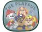 Sluneční clona do auta Tlapková patrola s Marshallem, Chasem, Skye a Rubblem a textem „THE PLAYFUL“