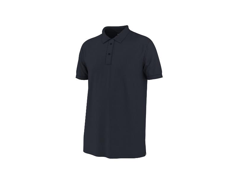 Tmavě modré polo tričko s krátkým rukávem