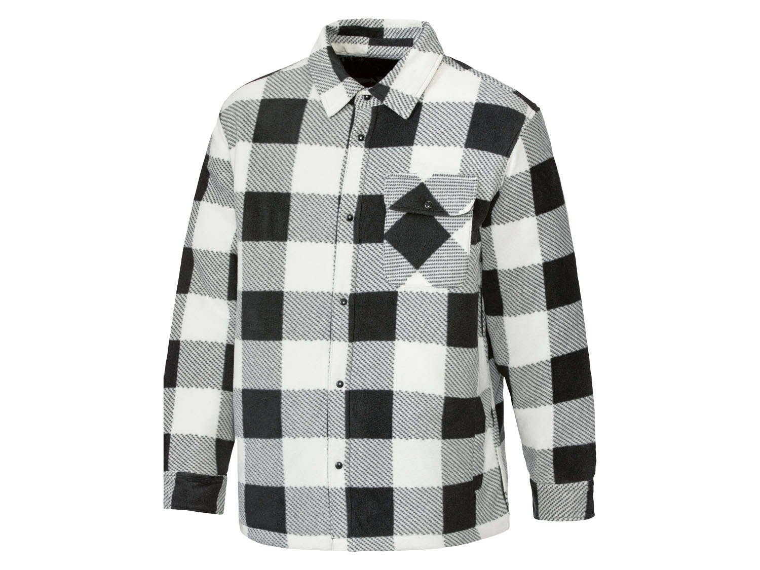 Parkside® Pánský flanelový overshirt (L (52/54), bílá)