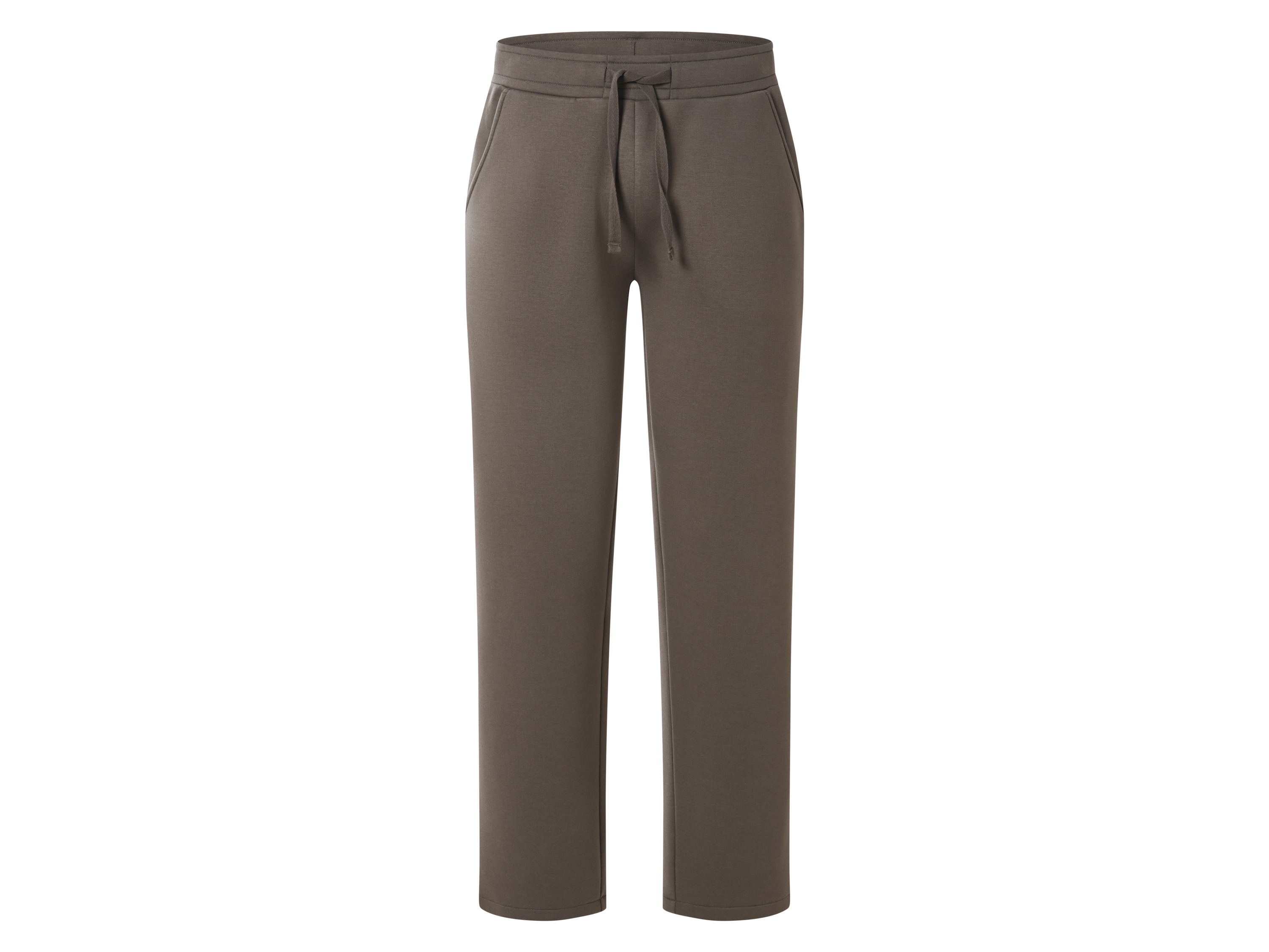 Esmara MEN Pánské tepláky interlock (hnědá, S (44/46))