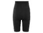 Jednobarevné černé cyklistické šortky.