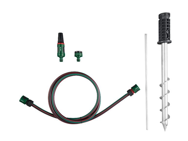 Zahradní hadice Parkside, spojky a kolík.