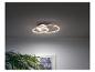 Moderní LED stropní svítidlo s dvojitými kruhy, designové vnitřní osvětlení.