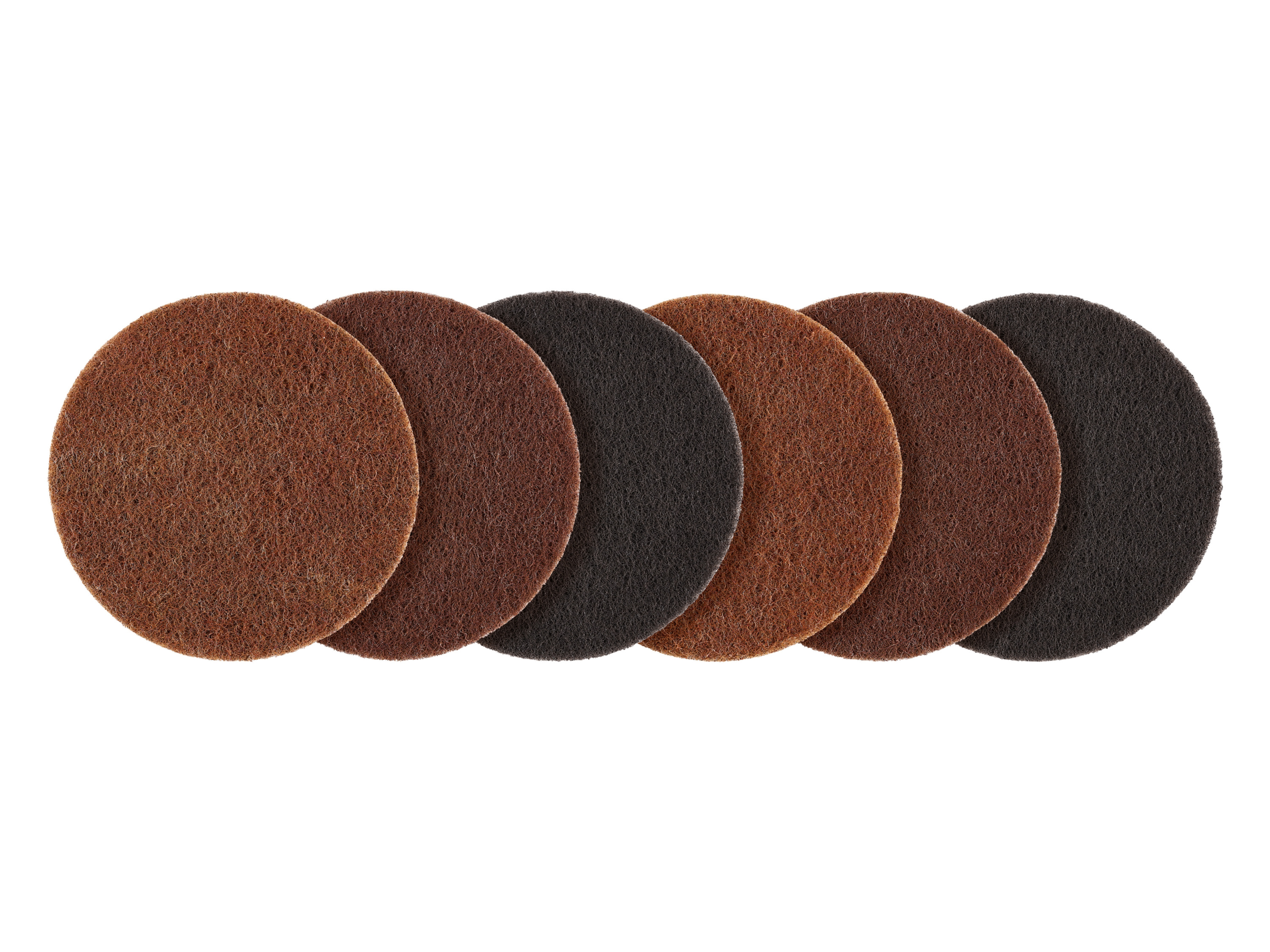 Parkside® Příslušenství k úhlové brusce, Ø 125 mm (brusné kotouče z netkané textilie, 6dílná sada)